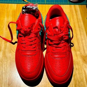 Nike gf-01 is an orange color